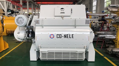 What are the steps for testing a twin-shaft mixer?