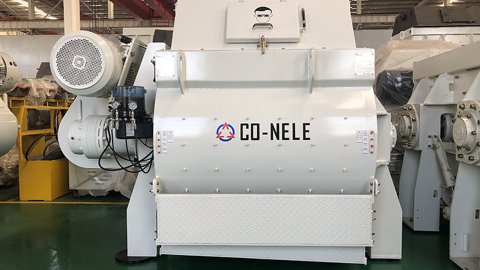 Advantages of twin-shaft mixer with hopper