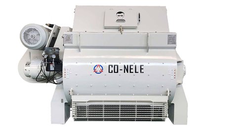 Solution to leakage at the shaft end of twin-shaft mixer